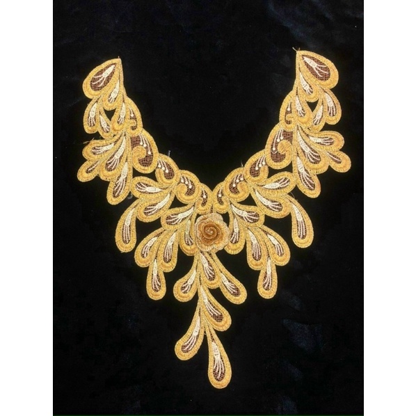 cổ áo thêu cao cấp xinh xinh