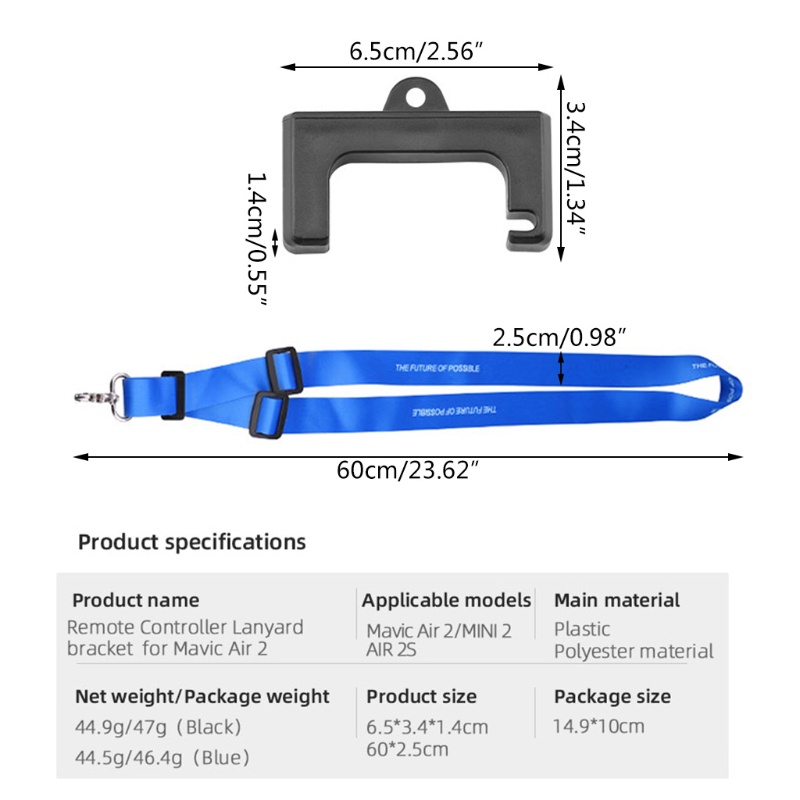 Dây Đeo Điều Khiển Từ Xa Cho Mavic Air 2 / 2s Mini 2 Rc Drone