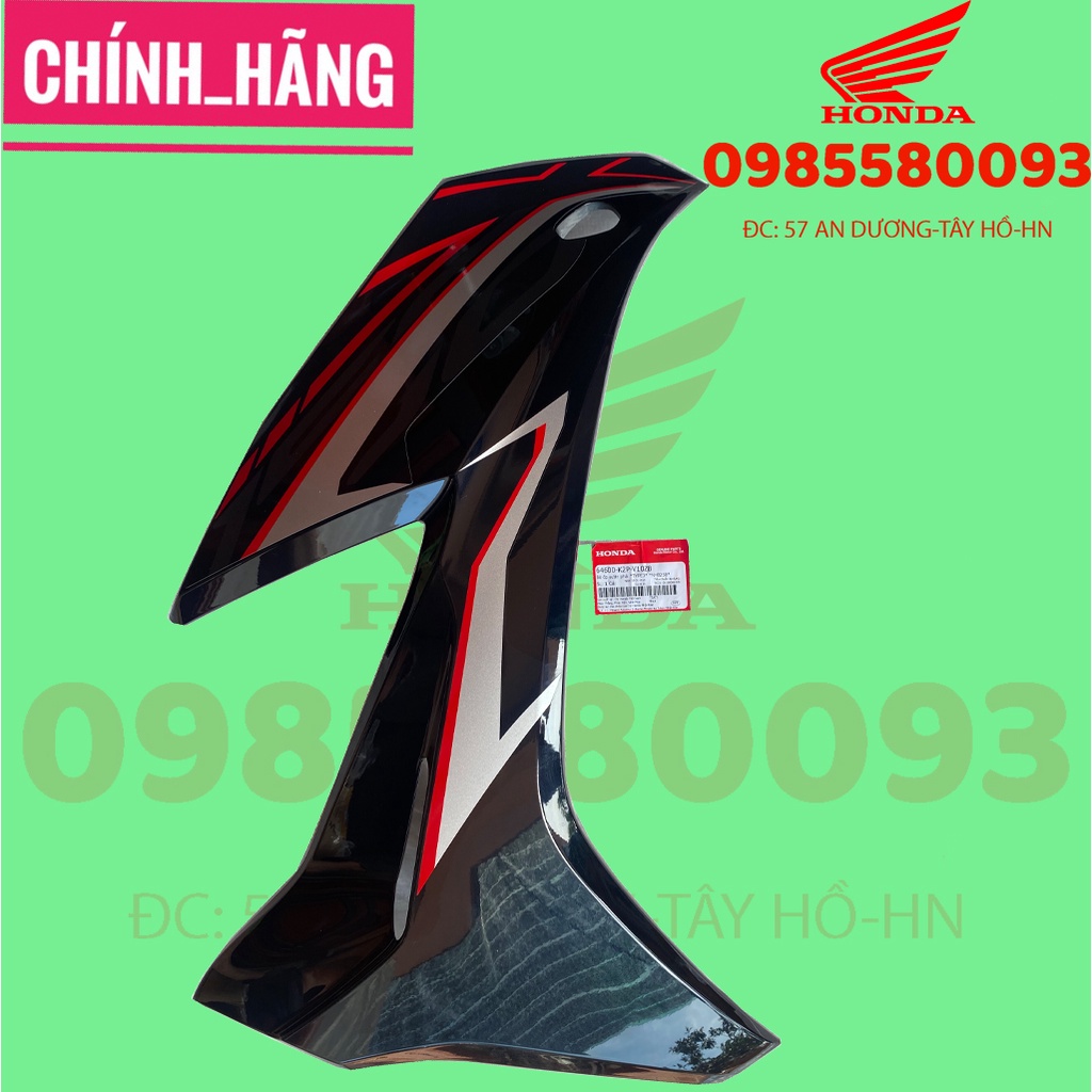 Dàn áo Winner X Đen bóng 2021 chính hãng Honda