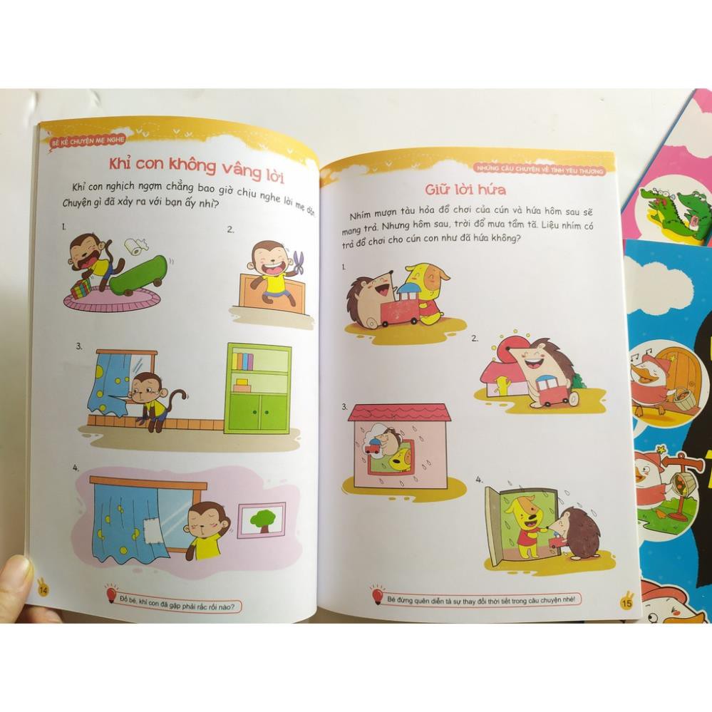 Sách - Combo 4 Cuốn Bé Kể Chuyện Mẹ Nghe - NXB Kim Đồng - Chọn Lẻ