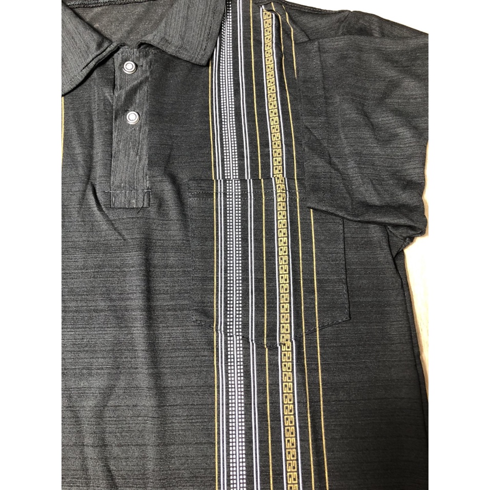 Combo 4 Áo thun nam trung niên tay ngắn polo form rộng cổ bẻ sọc đứng - Xưởng may Toàn Phát