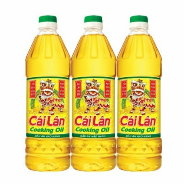 Combo 12 chai Dầu ăn Cái Lân 1 lít