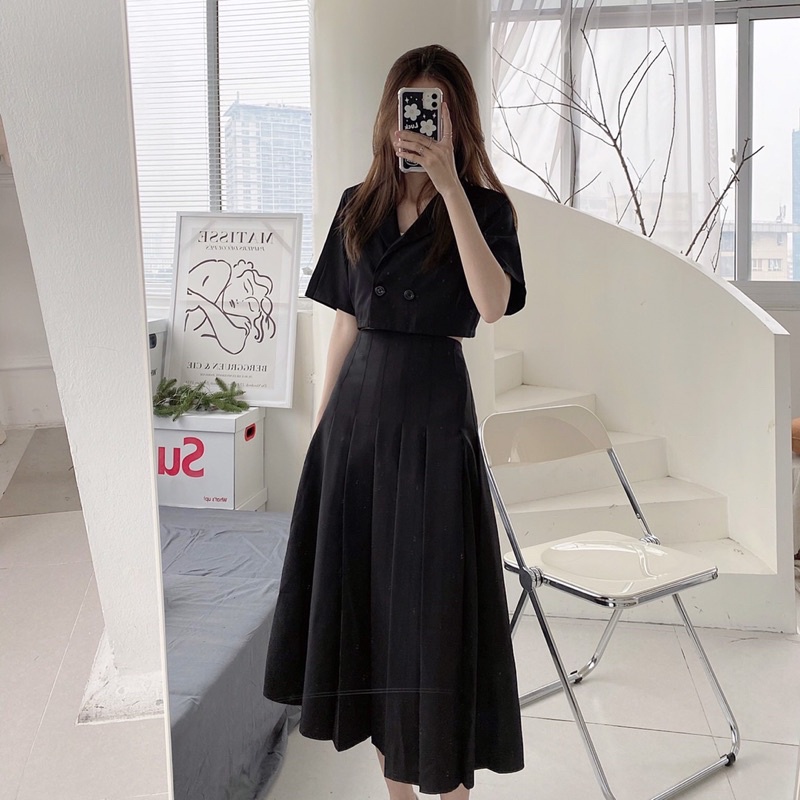[Mã FAMARAL1 giảm 10K đơn 50K] Áo vest croptop ulzzang 1 lớp
