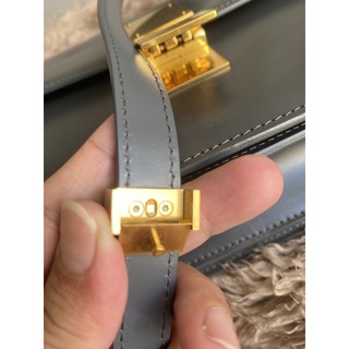 túi xách màu xám xanh size 23