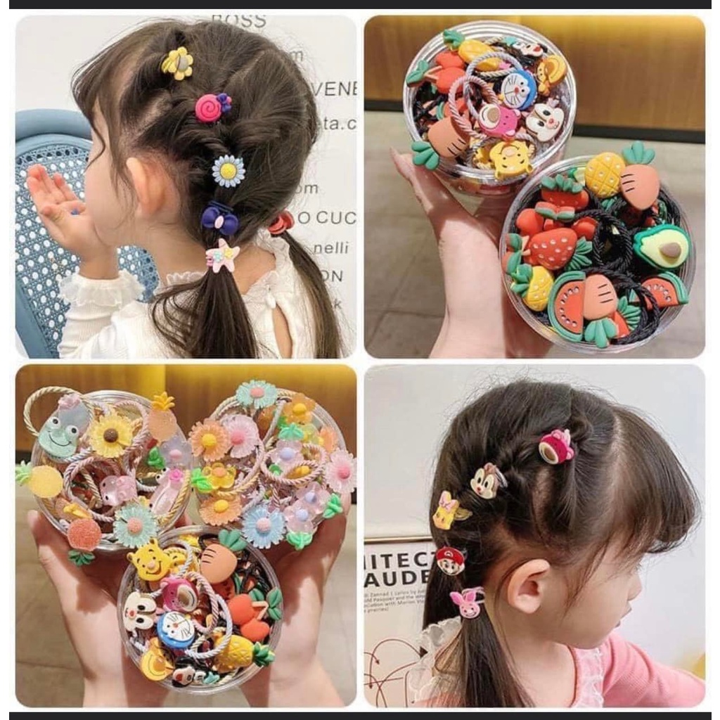 CHUN CỘT TÓC 50 CHI TIẾT HÌNH XÔ XINH XẮN CHO BÉ YÊU