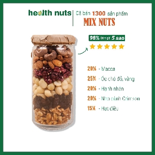 Hộp 6 hạt Mixnuts tách vỏ (Nướng chín giòn ngon)