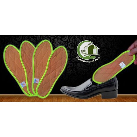 Bịch hai miếng lót giày hương quế khử mùi hôi chân