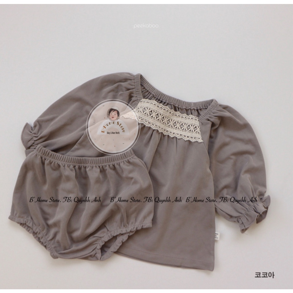 BST APLS Peekaboo Hàn Quốc Chất Liệu Cotton Mềm Mịn Nhẹ Nhàng Thoải Mái Cho Bé Xuân Hè 2022