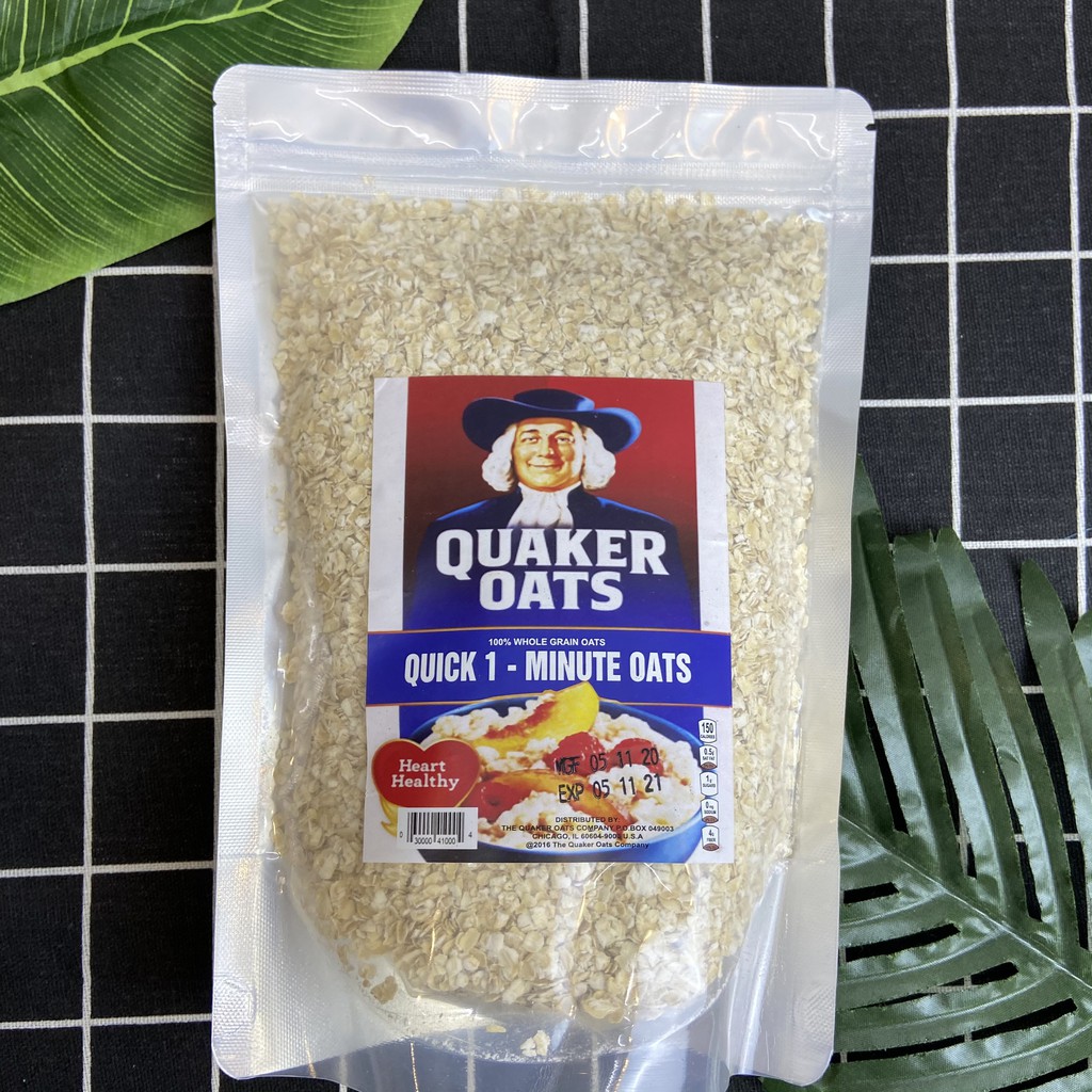 [Mã 159FMCGSALE giảm 8% đơn 500K] Yến Mạch Quaker Cán Dẹt - 100% chính hãng nhập khẩu từ Mỹ - Túi 500g - Bách Hóa Xanh