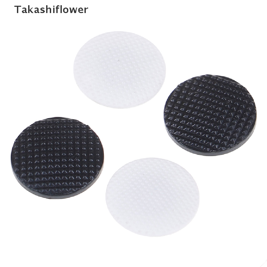 Nắp Nút 4 Cần Điều Khiển Analog 3D Màu Trắng Đen Chuyên Dụng Cho Xe Hơi