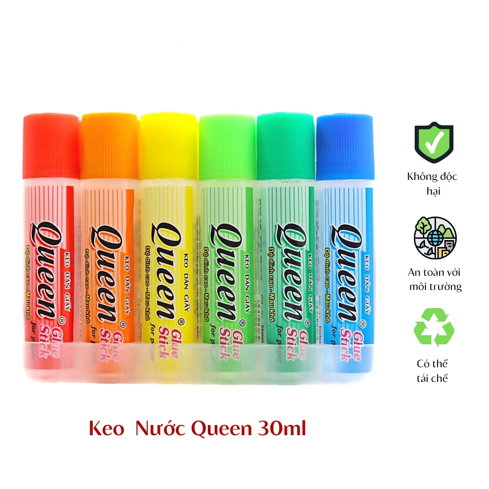 Keo Dán Giấy Queen Thể Tích