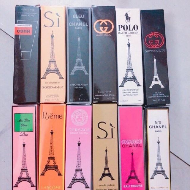 Set 5 chai Nước hoa 4D