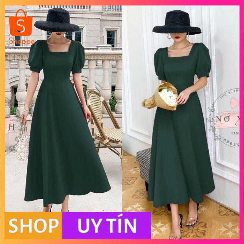 [VNXK] - Váy Maxi Tay Phồng Cao Cấp Có Size M-L-XL - [PONY_HOUSE]