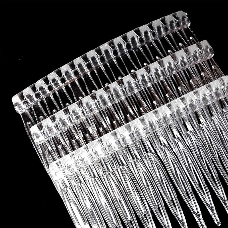 Set 10 Lược Nhựa Cài Tóc Cô Dâu Chuyên Dụng