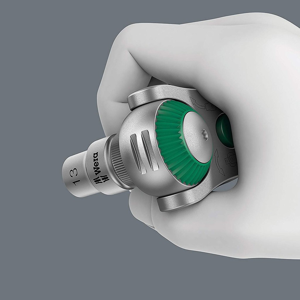 Tay vặn tròng cóc 1/4" dài 152mm 8000 A Zyklop Speed Ratchet Wera 05003500001