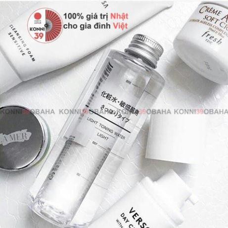 Nước hoa hồng Muji light toning high moisture 200ml Da khô