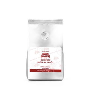 Cà phê trung nguyên hạt rang mộc espresso bịch 500gr