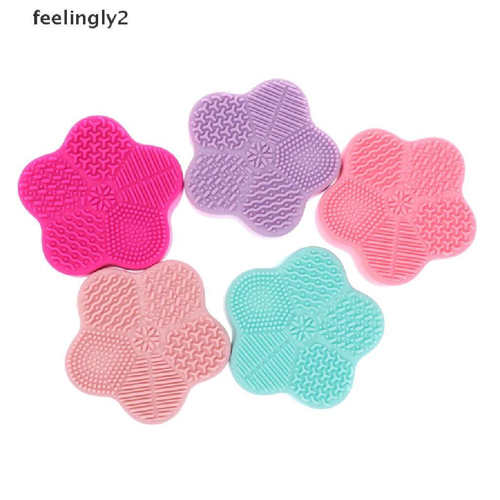 [Hàng mới về] Miếng đệm silicon vệ sinh cọ trang điểm hình sao biển tiện dụng
