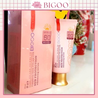 Kem nền chống nắng bigoo sun protection spf60 hàn quốc 80ml