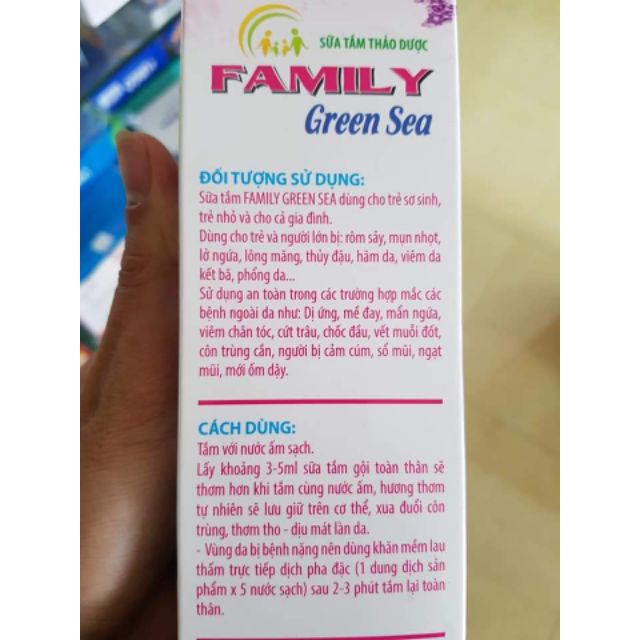 Sữa Tắm thảo dược Family Green Sea - Nước Tắm thảo dược Baby Green Sea