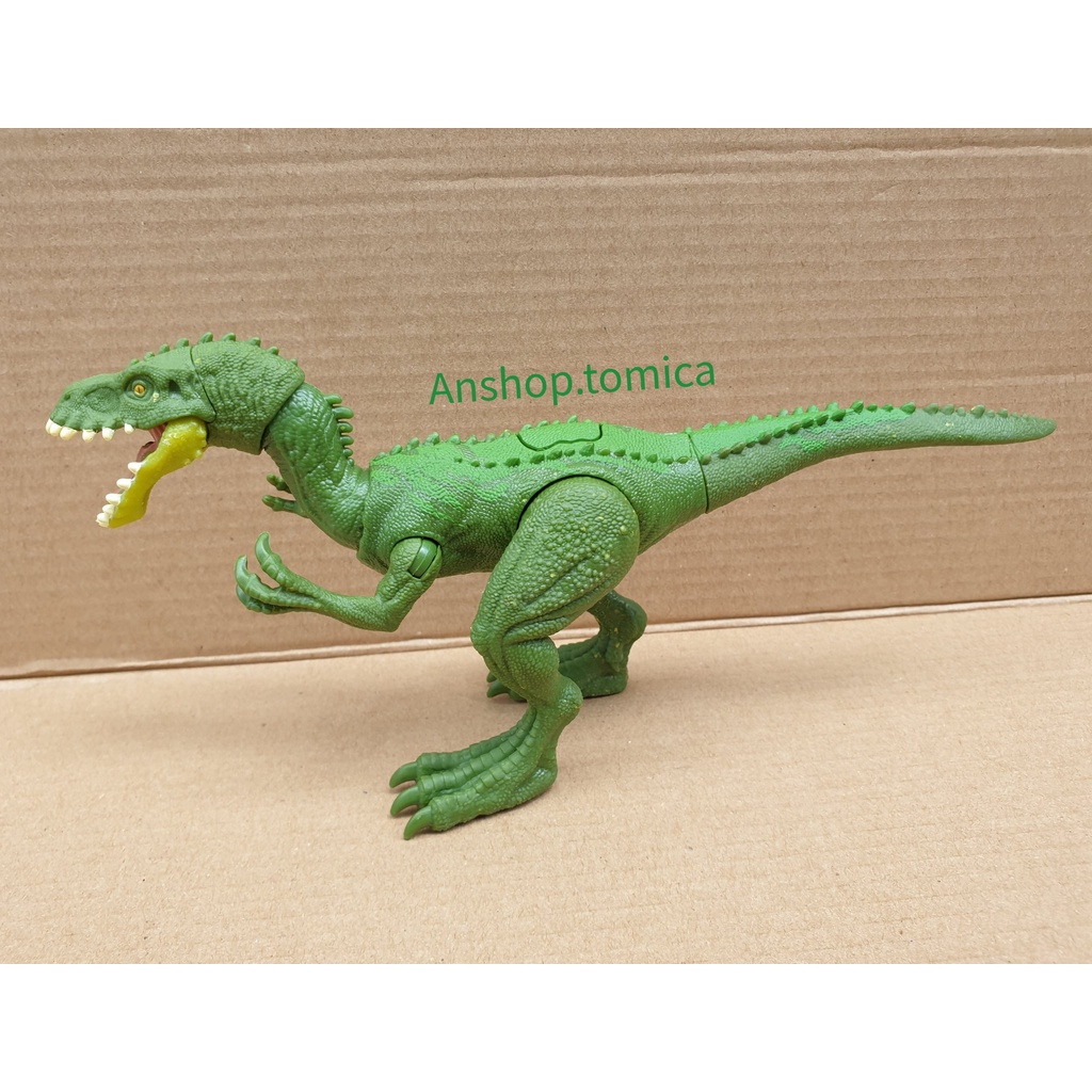 Mô hình khủng long Jurassic World màu xanh hàng Mattel