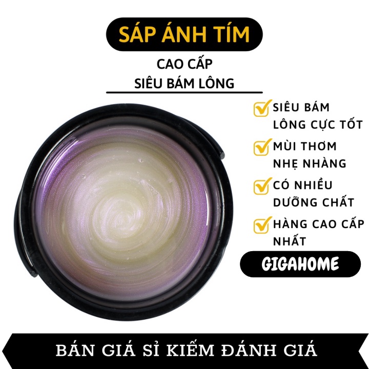 Sáp Wax Lông Premium Trắng Ánh Nhũ Tím Màu Siêu Đẹp Bám Lông Cực Tốt Gói 100g