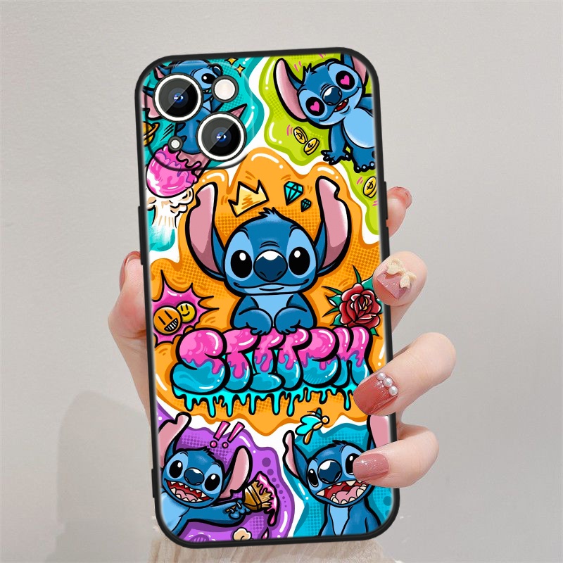 Ốp Điện Thoại Tpu Mềm Chống Sốc In Hình Stitch DISNEY Cho IPhone 14 11 12 13 Pro Max XS X XR XSMax