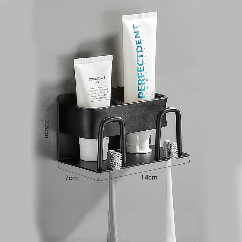 Kệ để bàn chải đánh răng,kem đánh răng,đồ dùng trong nhà vệ sinh chất liệu cao cấp sơn tĩnh điện.