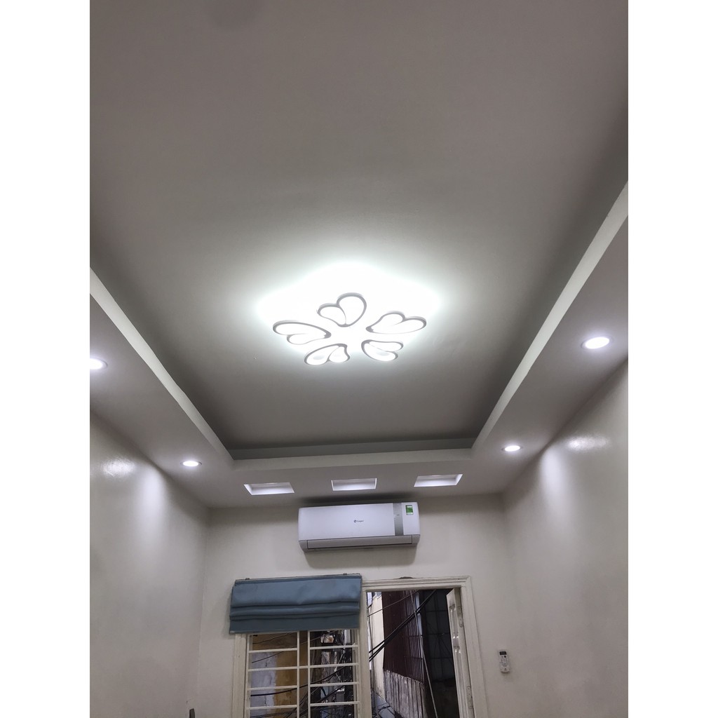 [Có điều khiển 20m]Đèn Ốp Trần - Đèn Led Ốp Trần 5 cánh bướm 3 chế độ sáng