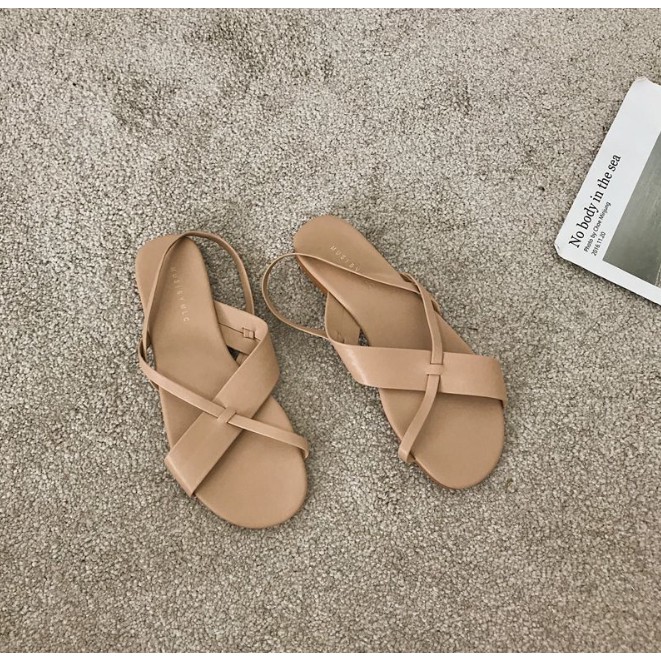 Dép sandal đi biển INS mẫu mới Korean Design - Sunnie Signature