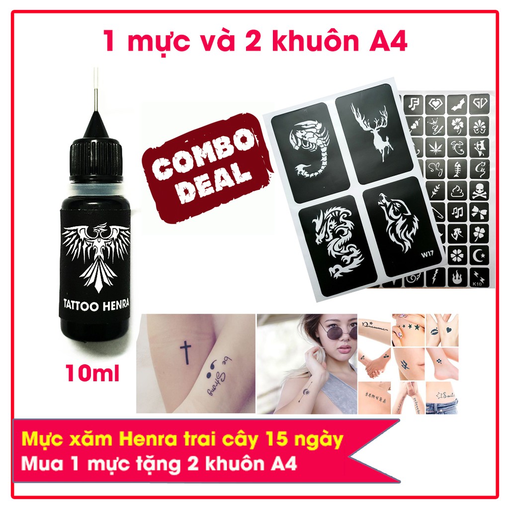 [TỰ CHỌN] Combo HOT 1 lọ mực 10ml + 2 khuôn A4 khoảng 5- 30 hình ngẫu nhiên