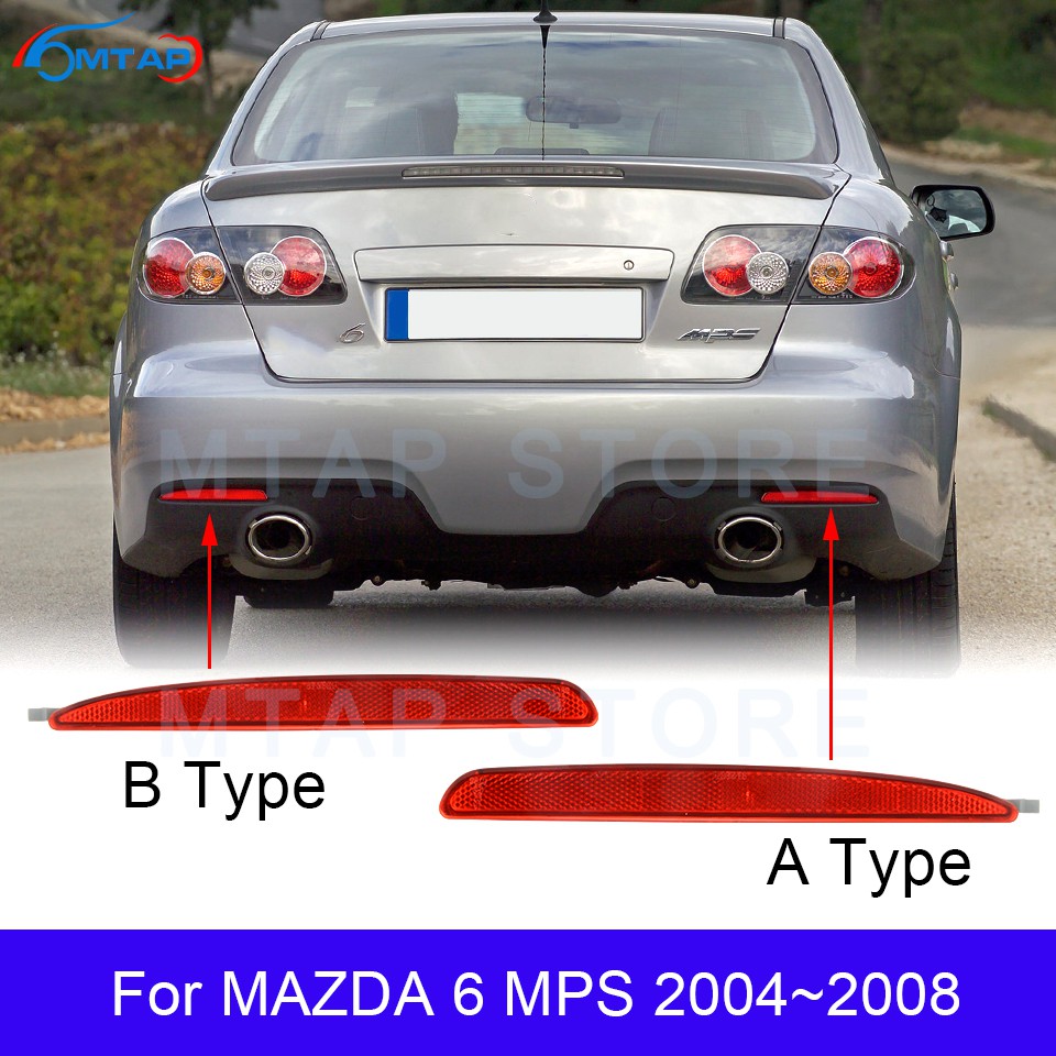 Đèn Sương Mù Gắn Cản Sau Xe Hơi mazda 6 m6 sedan wagon mps gy 2002 2003 2004 2005 2006 2007 2008 2009 2010-2015