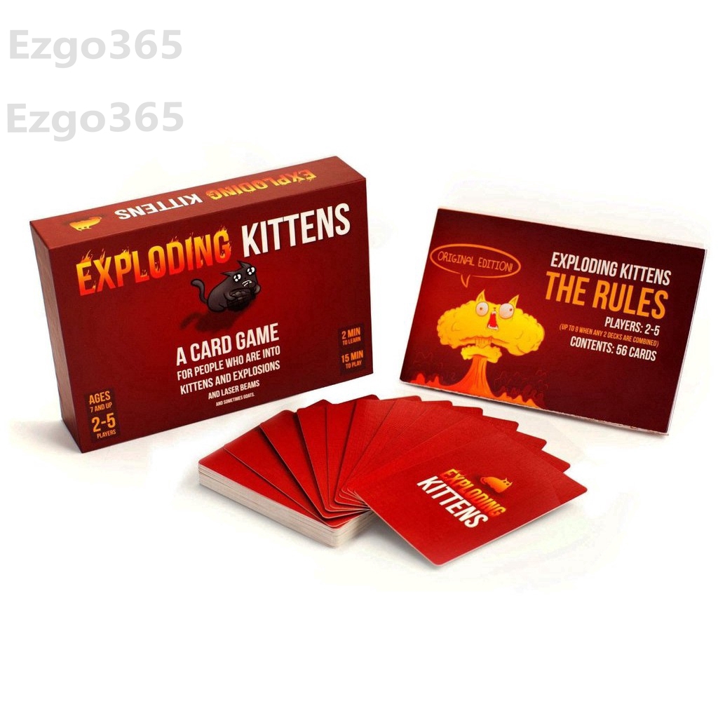 (READY STOCK) Imploding Kittens Exploding Kittens Streaking Kittens boardgame board game card