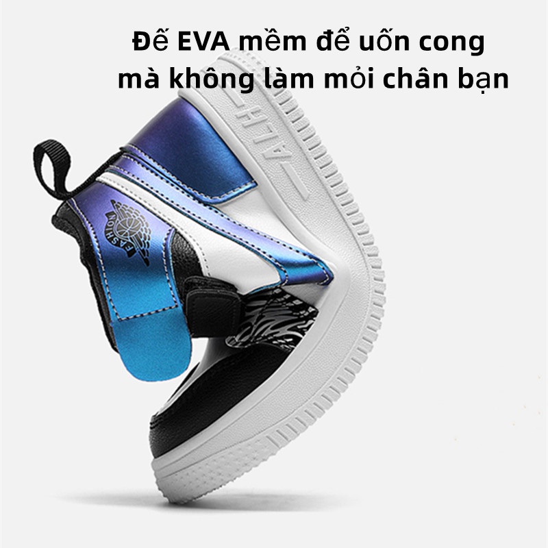 Giày Sneaker Cổ Cao Thiết Kế Mới Thoáng Khí Năng Động Thời Trang Dành Cho Bé