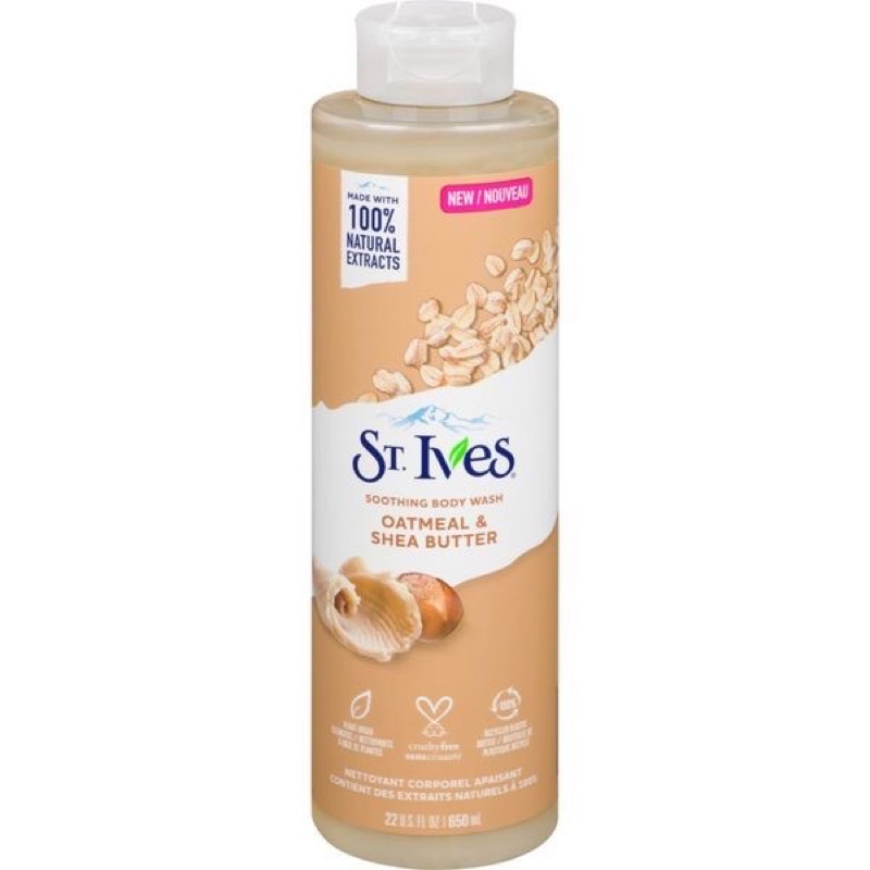 Sữa Tắm ST.ives Body Was 473ml Hương Mơ, Yến Mạch ,Cam Chanh, Muối Biển