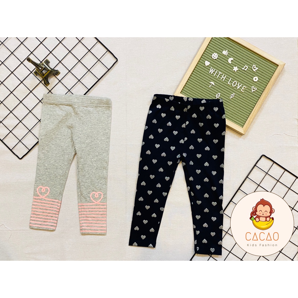 Legging siêu xinh cho bé gái hàng vn xuất xịn hiệu babygap
