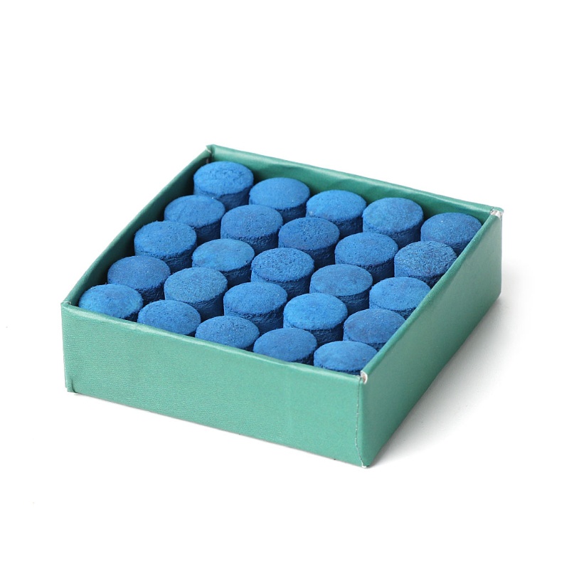 Set 50 đầu cơ bida màu xanh dương 9mm 10mm