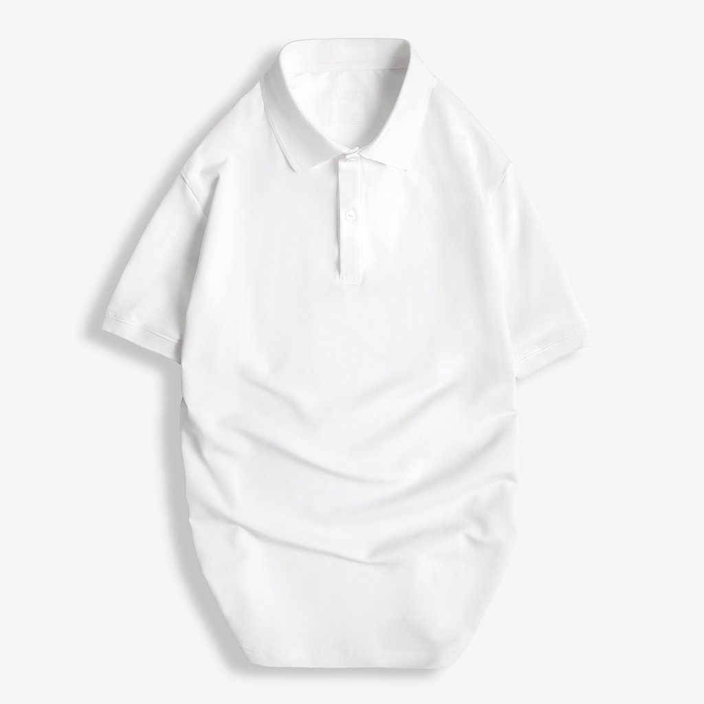 Áo Thun POLO nam cổ bẻ BASIC CVC trơn chống nhăn ROUGH vải cotton 5 màu trẻ trung