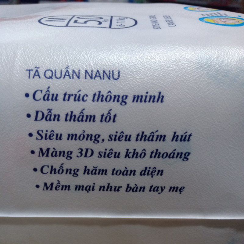 Bỉm tã quần Nanu 50 miếng đủ sze M, L ,Xl, XXL