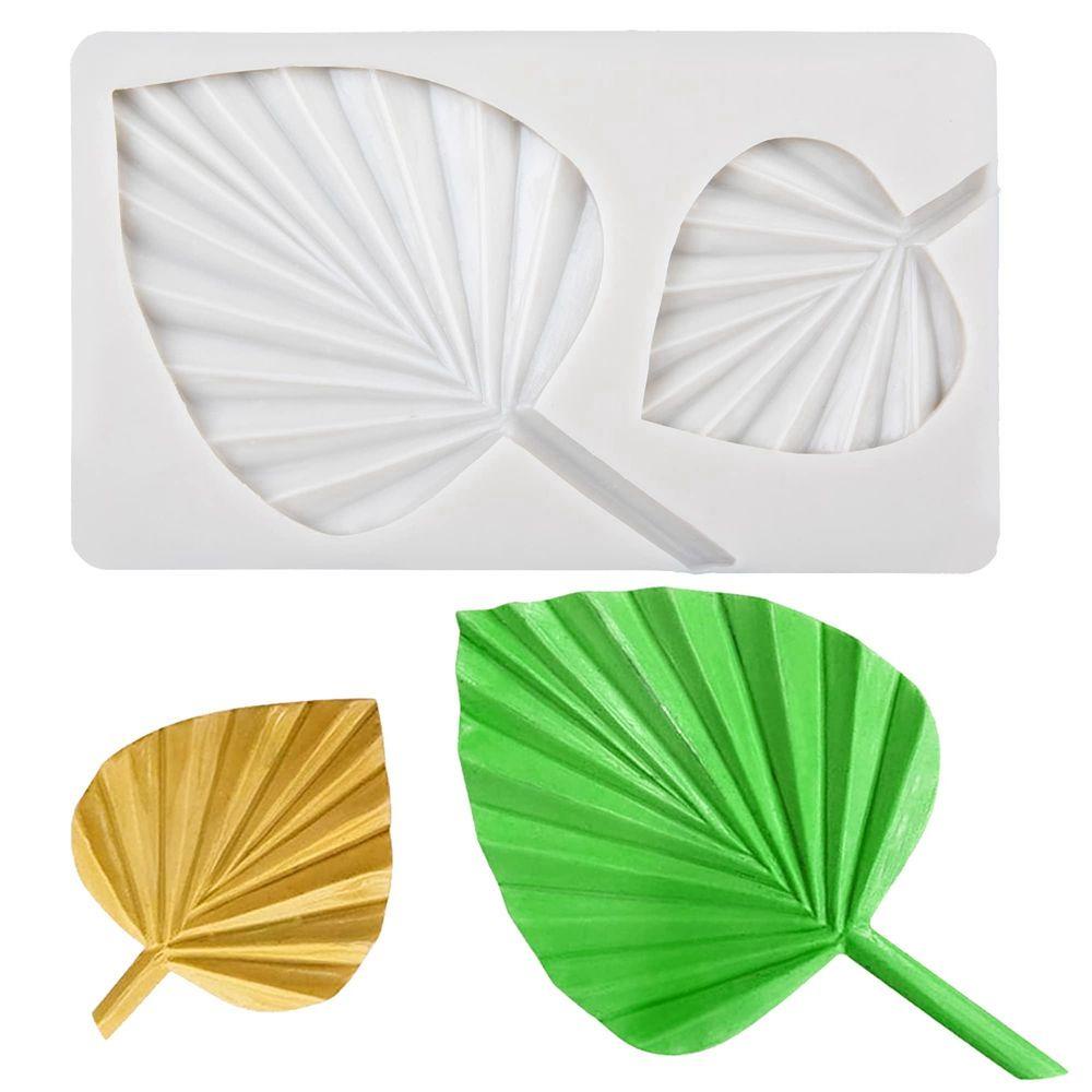 Khuôn Silicone Tạo Hình Làm Bánh Kẹo Hình Chiếc Lá DIY