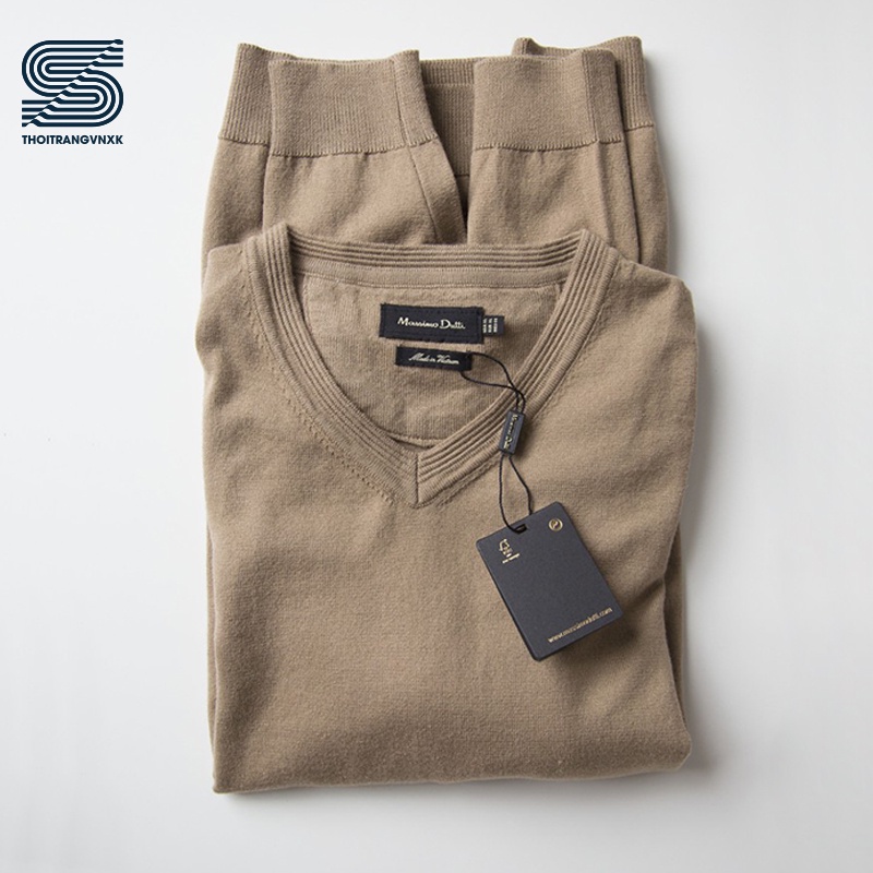 Áo len nam cổ tim cotton co giãn mềm mịn thời trang Sonvnxk - ALMSM8808