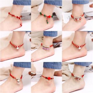 Vòng chân đan Anklets phong cách dân tộc