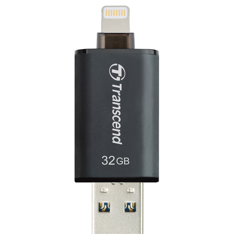 USB cho iPhone Lightning Transcend JetDrive Go 300 32GB (Đen)