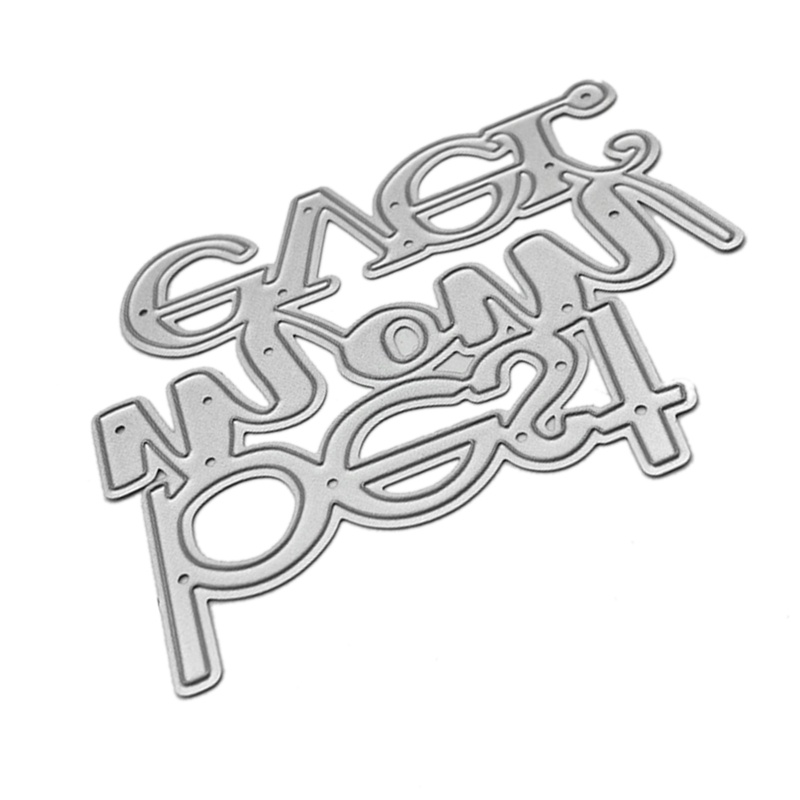 Khuôn Cắt Giấy Kim Loại Hình Chữ Best Mom Ever