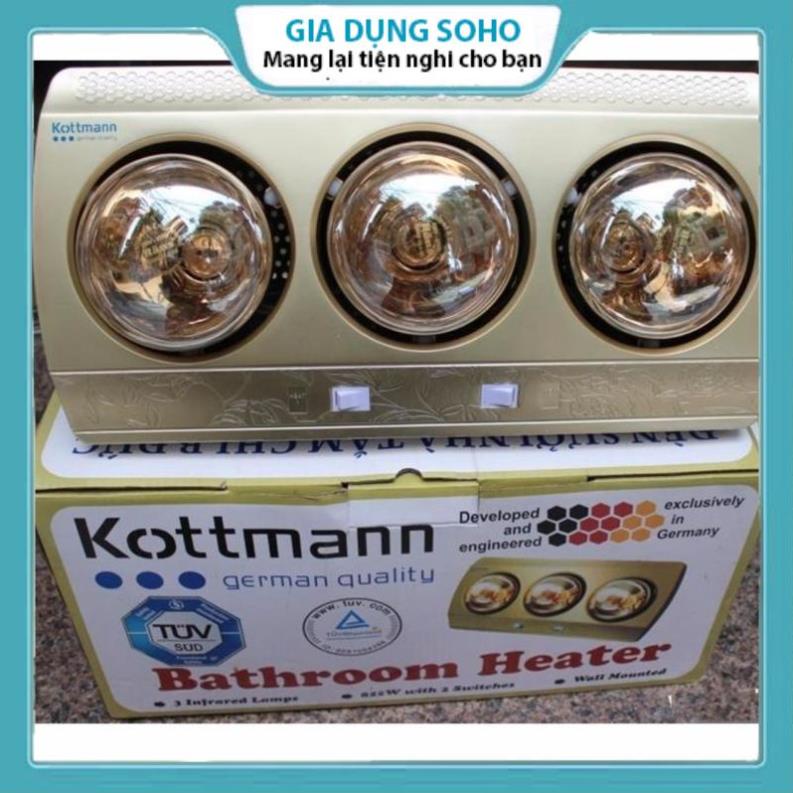 Đèn Sưởi Nhà Tắm SOHO, Đèn Sưởi Hồng Ngoại, Đèn Sưởi Treo Tường Chính Hãng