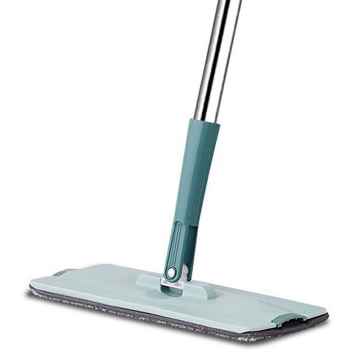 Cây lau nhà thay thế cho bộ lau nhà thông minh tự vắt 2 ngăn bàn lau 33x12cm cán dài 1,2m