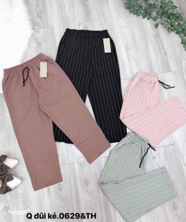 Quần đũi kẻ V gấu - TH/L