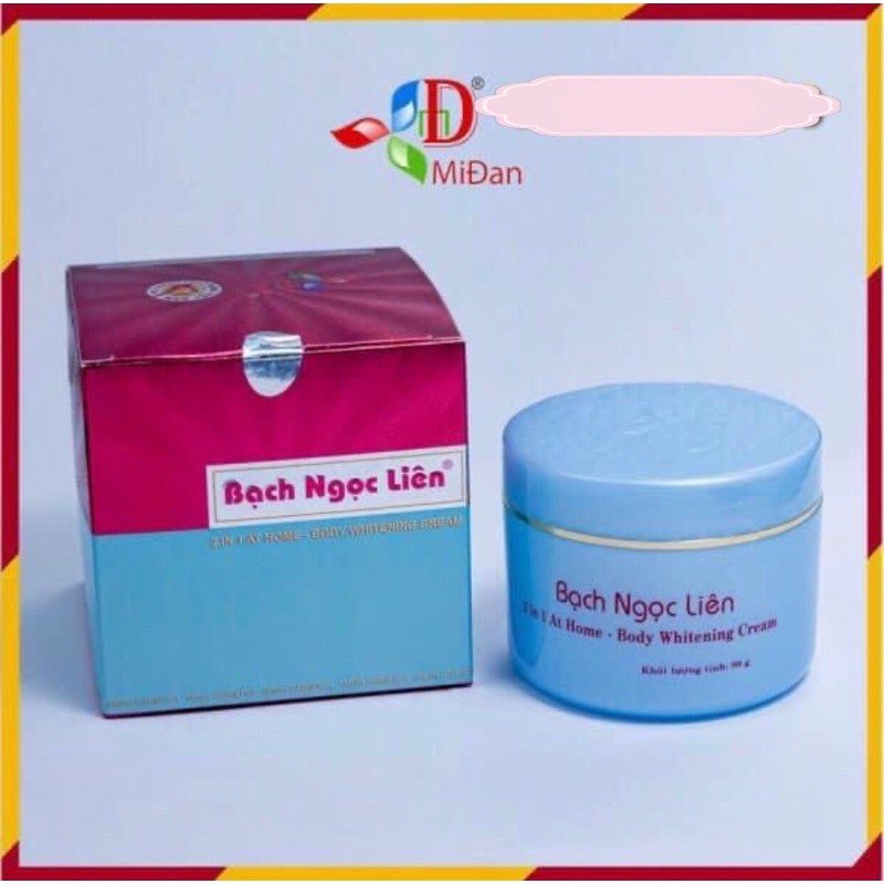 Kem Bạch Ngọc Liên dưỡng trắng da body - xanh 90gr