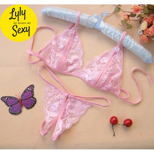 FLASH SALE Nội y hàn quốc sexy NY001,Bộ đồ lót sexy lọt khe NY001 (khách chọn màu inbox shop ạ) | BigBuy360 - bigbuy360.vn