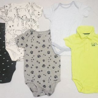 Combo 5 bộ bodysuit bé trai 0 -18 tháng